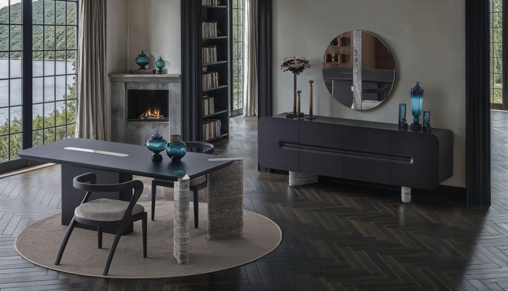 Maybach in Rovere Nero - Set Sala da Pranzo