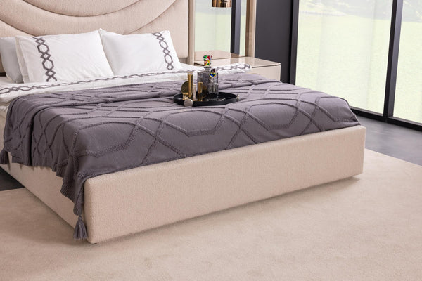 Set Camera Da Letto Panamera: Armadio 6 Ante, Comò, Comodini, Letti 160/180 Cm, Design Elegante e Spazioso
