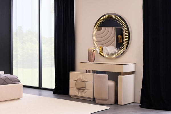 Set Camera Da Letto Panamera: Armadio 6 Ante, Comò, Comodini, Letti 160/180 Cm, Design Elegante e Spazioso