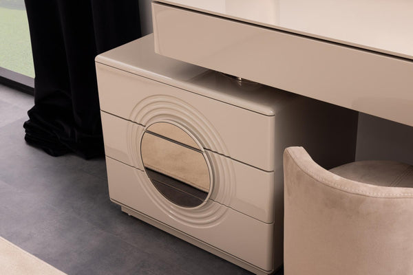 Set Camera Da Letto Panamera: Armadio 6 Ante, Comò, Comodini, Letti 160/180 Cm, Design Elegante e Spazioso
