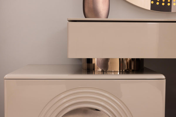 Set Camera Da Letto Panamera: Armadio 6 Ante, Comò, Comodini, Letti 160/180 Cm, Design Elegante e Spazioso