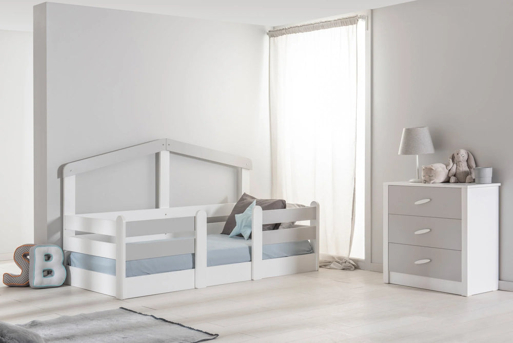 Letto Montessori White House senza Tetto 90x200 cm