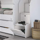 Letto Studio Bianco (90x200 Cm)