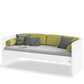 Letto Studio Bianco (90x200 Cm)