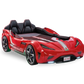 Gts Autoletto macchina per bambini - (Rosso) (99x191 Cm)