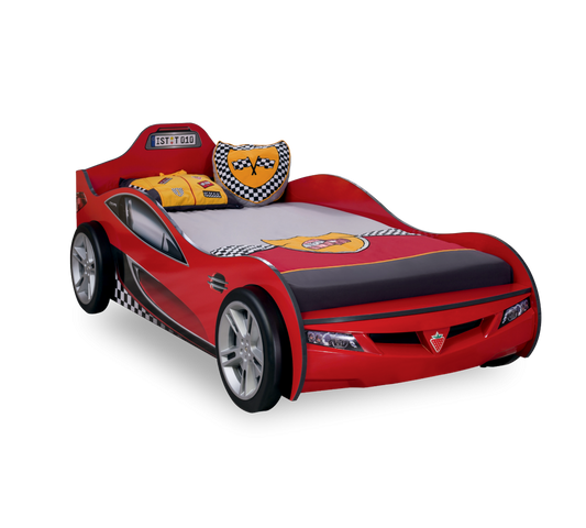 Coupe Auto letto macchina per bambini -  (rosso) (90x190 Cm)