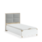 Modera Letto Testata In Tessuto Con Rete (100x200 Cm)
