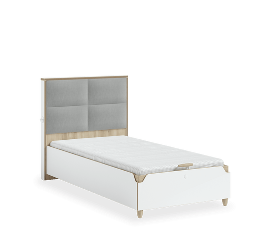 Modera Letto Testata In Tessuto Con Rete (100x200 Cm)