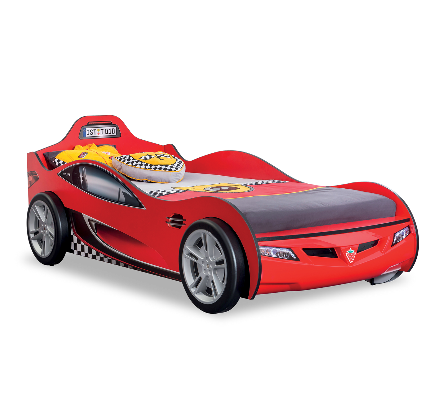 Race Cup Auto letto macchina per bambini - rosso (90x190 Cm)