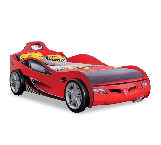 Race Cup Auto letto macchina per bambini - rosso (90x190 Cm)