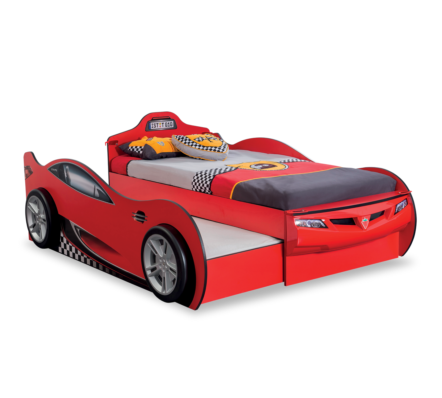 Autoletto Racecup per bambini (con letto amico) (90x190 - 90x180 Cm)