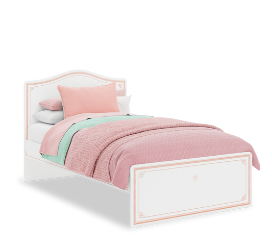 Letto Selena Rosa (120x200 Cm)