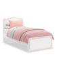 Letto Selena Rosa (100x200 Cm)