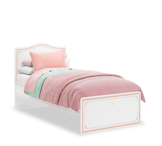 Letto Selena Rosa (100x200 Cm)