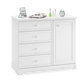 Comò bianco rustico