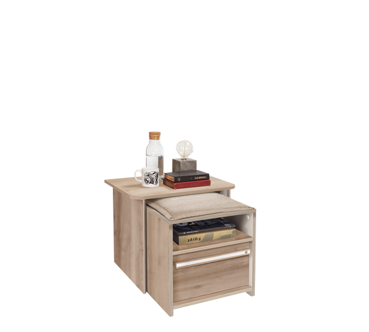 Comodino Duo Con Ripiano