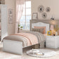 Letto Selena Grey (Grigio) (120x200 Cm)