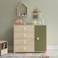 Comò Montessori Natural con coperchio