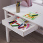 Scrivania da studio Montessori Bianca