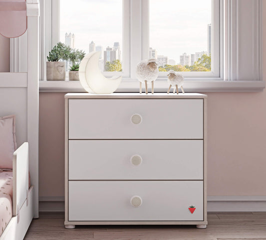 Comò piccolo Bianco Montessori