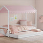 Letto estraibile Bianco Montessori