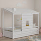 Letto estraibile Bianco Montessori