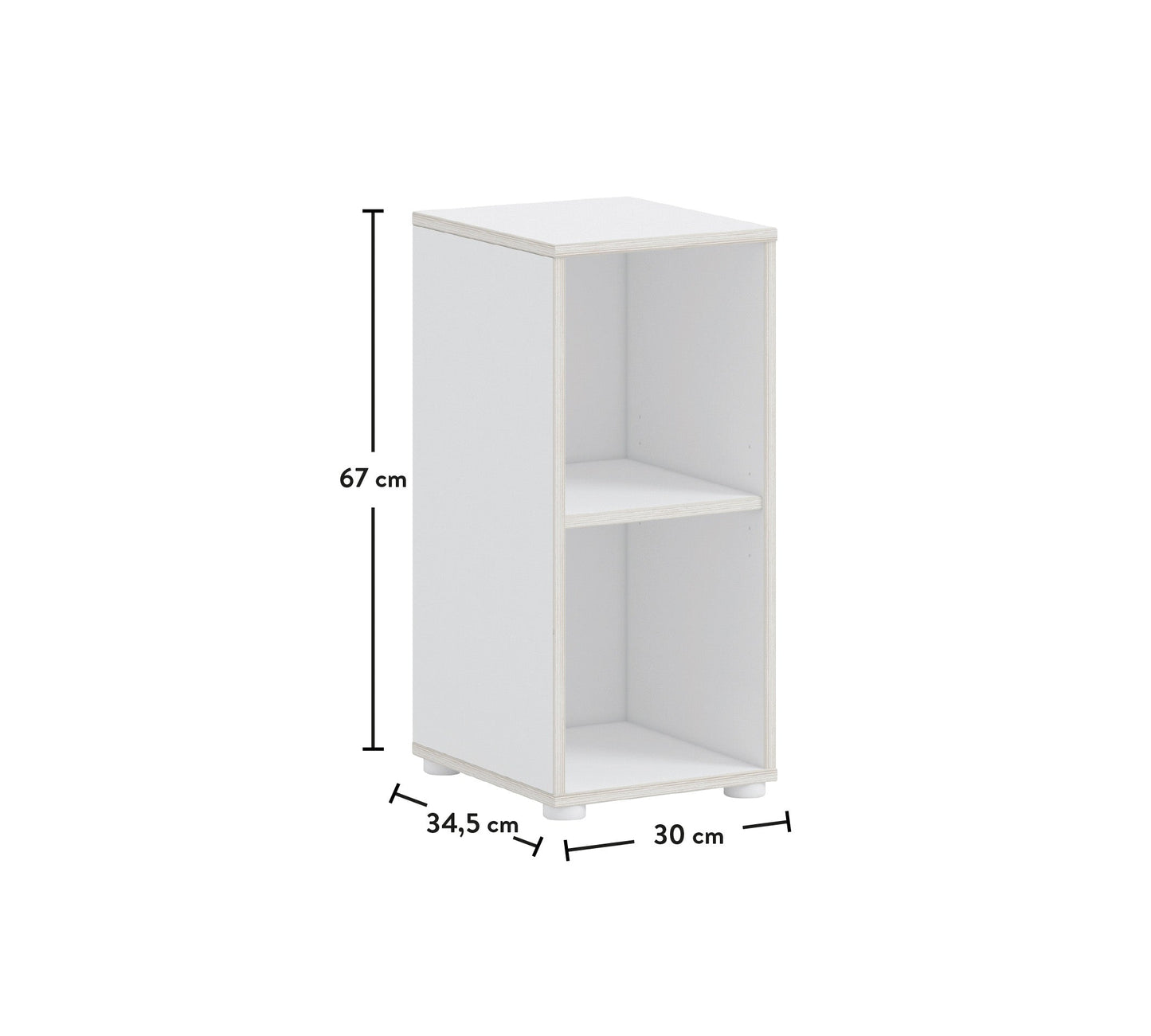 Contenitore di piccole dimensioni Bianco Montessori