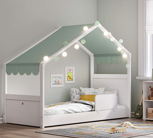 Barra di sicurezza con pannello bianco Montessori