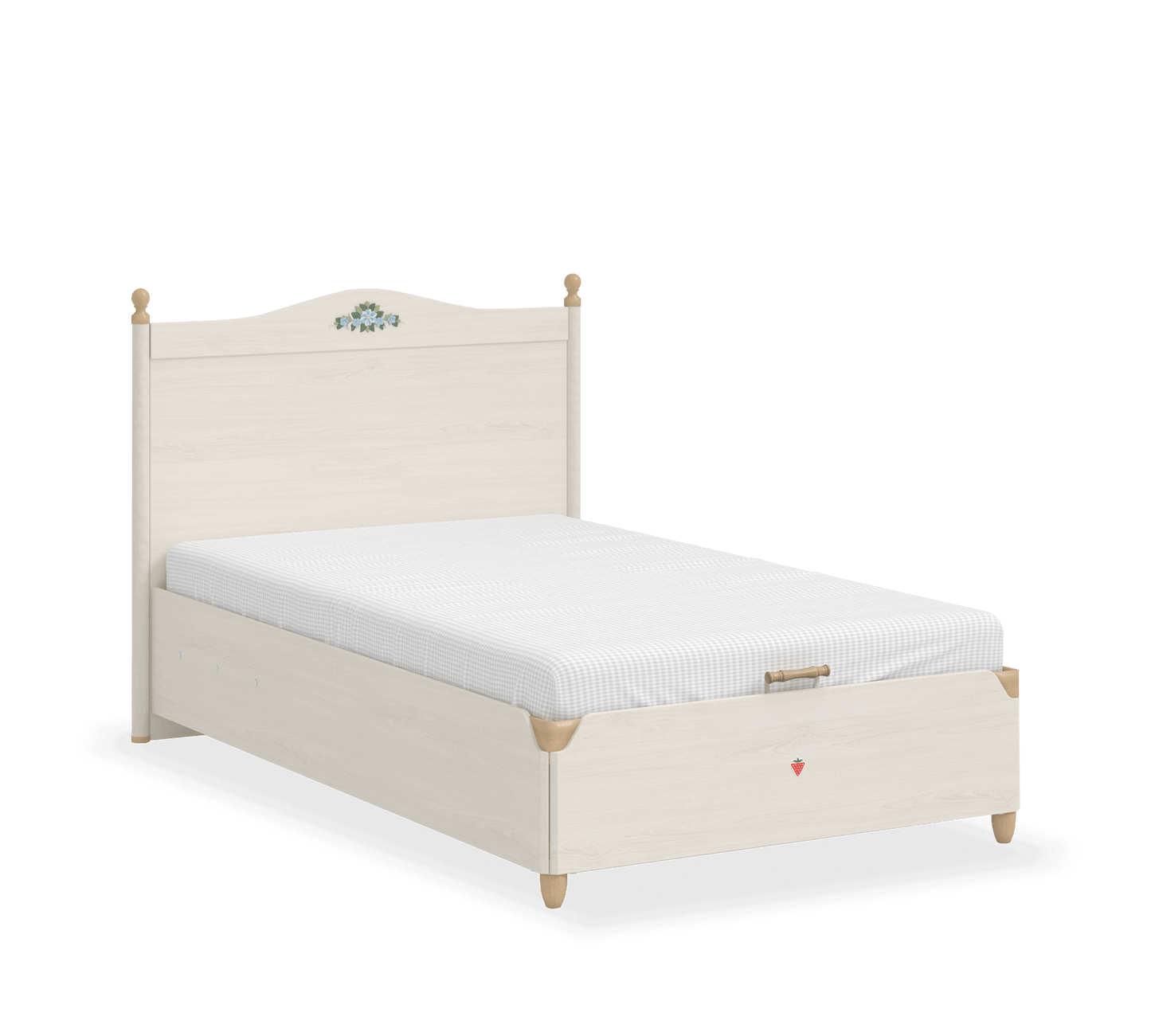 Flora (Nuovo) Letto Con Rete (120x200 Cm)