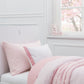 Set Copripiumino rosa e bianco Pure Baby 100x150 Cm