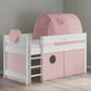 Tenda da gioco per letto medio alta Montessori (rosa)
