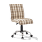 Sedia morbida plaid