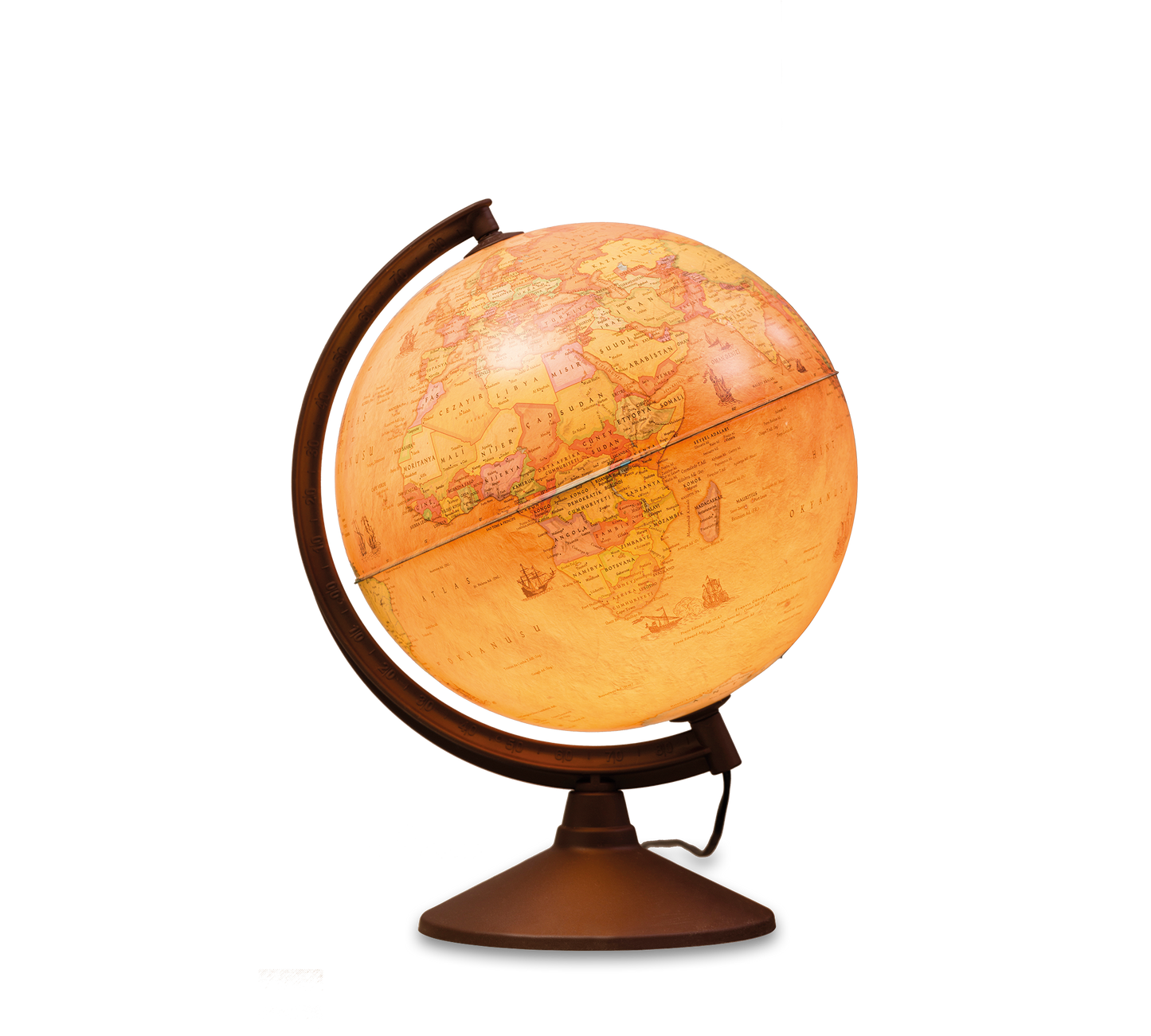 Sphere world con la luce