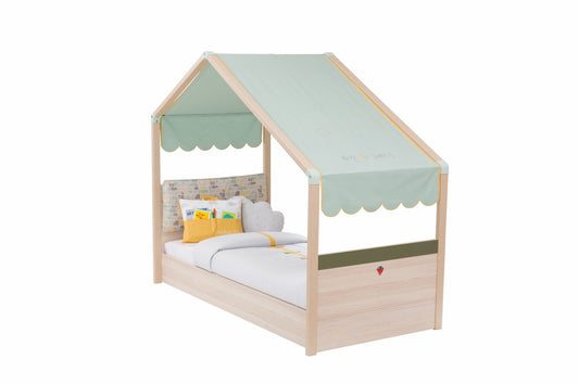 Letto sul tetto laterale Montessori (90x200 cm)