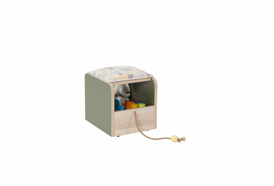 Scatola dei giocattoli/puff Montessori