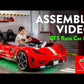 Gts Autoletto macchina per bambini - (Rosso) (99x191 Cm)