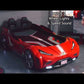 Gts Autoletto macchina per bambini - (Rosso) (99x191 Cm)