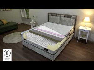Letto Terapeutico Magnasand 160x200 Cm con Tessuto Nanotecnologico e Sabia Magnetica per Comfort Totale